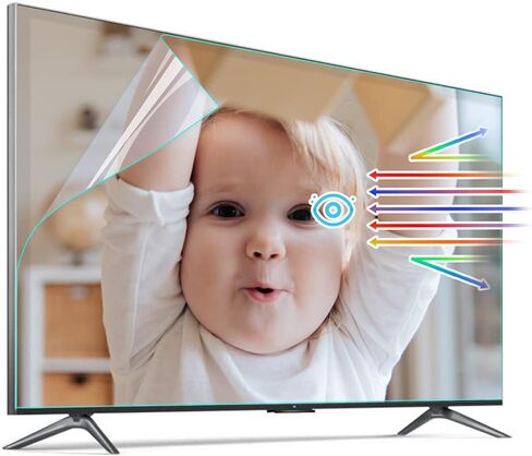 Anti Glare TV Screen Protector 50 Inch - TV Glare and Blue Light Blocking Film, Anti Glare Film for TV 50 Matte TV Glare Cover (50 Inch W1096) in Saudi Arabia