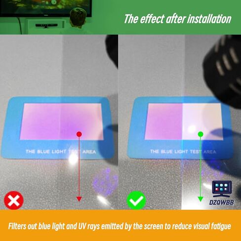Anti Glare TV Screen Protector 50 Inch - TV Glare and Blue Light Blocking Film, Anti Glare Film for TV 50 Matte TV Glare Cover (50 Inch W1096) in Saudi Arabia