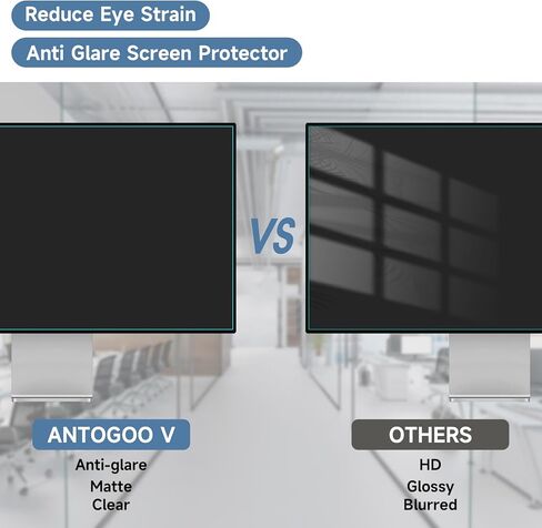 34 Inch 21:9 Monitor Blue Light Filter Desktop Screen Protector, Anti Glare Film Eye Protection Blue Light Blocking Screen Protector for 34'' Computer Monitor, Adhesive Edges in Saudi Arabia