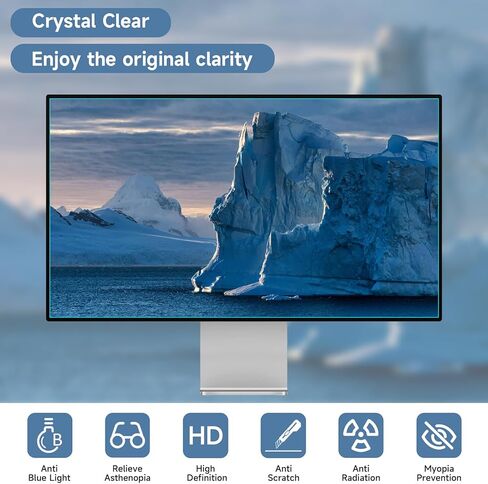 34 Inch 21:9 Monitor Blue Light Filter Desktop Screen Protector, Anti Glare Film Eye Protection Blue Light Blocking Screen Protector for 34'' Computer Monitor, Adhesive Edges in Saudi Arabia