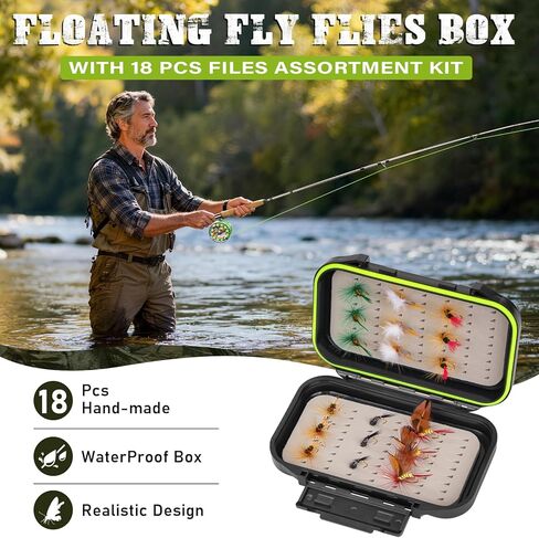 QualyQualy Fly Fishing Rod and Reel Combo Starter Kit, 4 Piece Lightweight Travel Fly Rod with CNC-Machined Reel 5/6,Fly Rod Bag, Fly Fishing Flies & Tools Complete Starter Outfit with Rod Carrier Bag in Saudi Arabia