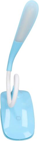 LED Lamp Clip On Reading Light, Rechargeable USB Flexible Neck 15in with 3 Brightness Modes - Soft Eye - Friendly Lighting, Adjustable for Bedroom Study and Office in Saudi Arabia