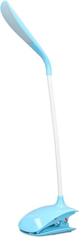 LED Lamp Clip On Reading Light, Rechargeable USB Flexible Neck 15in with 3 Brightness Modes - Soft Eye - Friendly Lighting, Adjustable for Bedroom Study and Office in Saudi Arabia