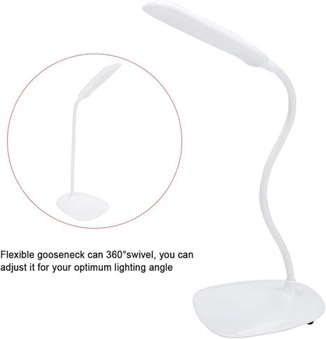GIFTER LED USB مصباح مرن يعمل باللمس مفتاح قراءة عاكس للضوء لحماية العين وموفر للطاقة لدراسة العمل in Kuwait