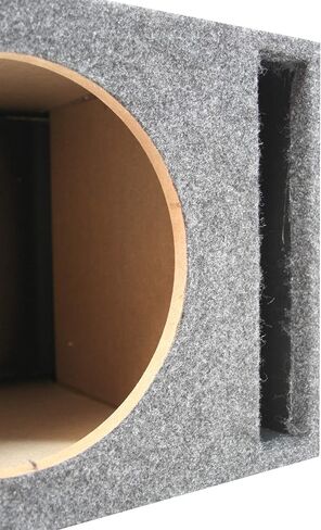 American Sound Connection Car Audio Single 10" Vented Subwoofer Stereo Sub Box Ported Enclosure 3/4" MDF in Saudi Arabia