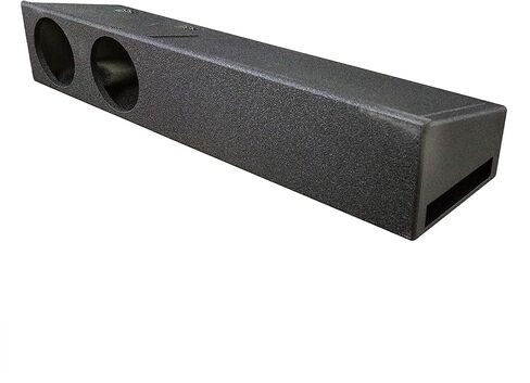 Q Power Easy to Install Durable 8 Inches by 11.25 Inches Dual Port Empty Subwoofer Enclosure Box with Underseat Down Fire and Loud Bass in Saudi Arabia