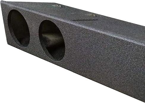 Q Power Easy to Install Durable 8 Inches by 11.25 Inches Dual Port Empty Subwoofer Enclosure Box with Underseat Down Fire and Loud Bass in Saudi Arabia