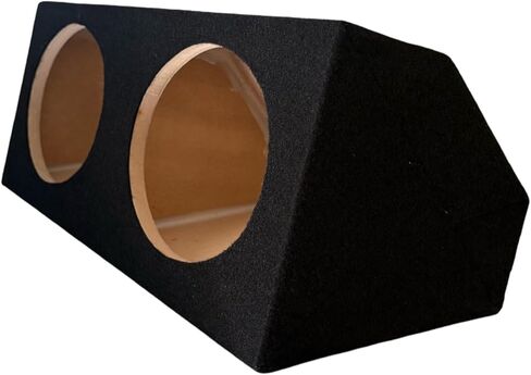 Dual 6x9 Angle Wedge Sealed Speaker Box Enclosure- Black 6.9" in Saudi Arabia