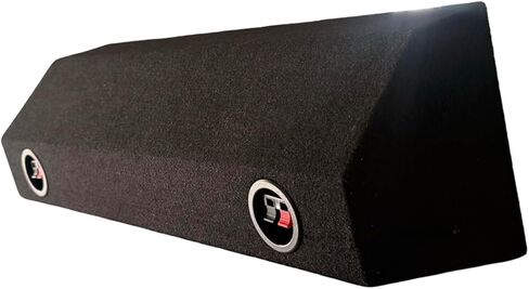 Dual 6x9 Angle Wedge Sealed Speaker Box Enclosure- Black 6.9" in Saudi Arabia