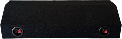 Dual 6x9 Angle Wedge Sealed Speaker Box Enclosure- Black 6.9" in Saudi Arabia
