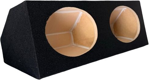 Dual 6x9 Angle Wedge Sealed Speaker Box Enclosure- Black 6.9" in Saudi Arabia