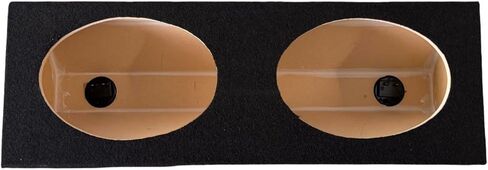 Dual 6x9 Angle Wedge Sealed Speaker Box Enclosure- Black 6.9" in Saudi Arabia