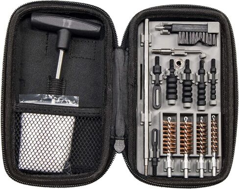 Tipton Compact Pistol Cleaning Kit for 9mm, 10mm, .22, .357, .38, .40 and .45 Caliber Handguns with Storage Case in Saudi Arabia