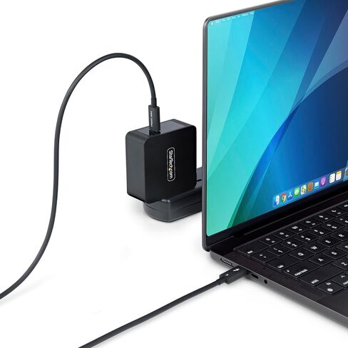 StarTech.com 1.5ft (50cm) Thunderbolt 5 Cable, 80Gbps/120Gbps, 240W PD, 8K 60Hz, Thunderbolt Certified, TB5/TB4/USB4/USB-C - White in Saudi Arabia