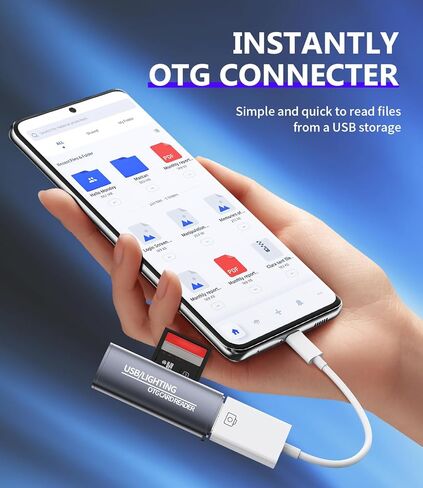 USB-C إلى USB A Dongle Type C OTG 3.0 محول كابل Thunderbolt Port Converter متوافق مع Samsung وApple وiPhone15 Pro Max Plus وiPad10、Air4/5、Mini6、12.9 MacBook وماوس ذاكرة الكاميرا in Saudi Arabia