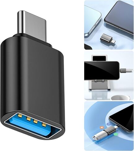 USB3.0 to Type C Adapter Fast Speed Data Transfer Converters for Smartphones Laptops Metal Design in Saudi Arabia
