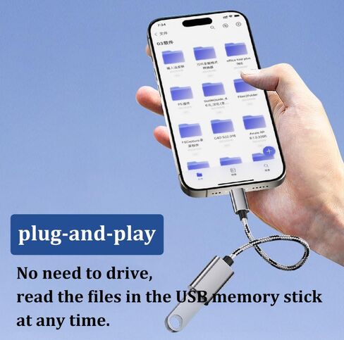 USB C to USB Adapter, Type C to USB OTG Cable, USB C Male to USB A Female Adapter, Compatible with iPhone 15 Pro/Max, Samsung Galaxy S21 S22 S23,MacBook Pro/Air, Google Pixel in Saudi Arabia