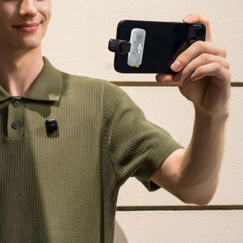 محول محول USB C إلى إضاءة OTG من ميكروفون على شكل حرف U متوافق مع جهاز استقبال الهاتف المحمول من سلسلة DJI Mic، وDJI Mic 2 3 وMic mini لهاتف iOS 14 13 12 11 8 XS (USB C أنثى إلى ذكر الإضاءة) in Kuwait
