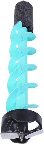 5" Heavy Duty Electric Ice Auger Drill Bit with Incisive Vane/Wing for Winter Fishing Enthusiasts Nylon Blue in Saudi Arabia