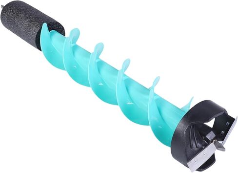 5" Heavy Duty Electric Ice Auger Drill Bit with Incisive Vane/Wing for Winter Fishing Enthusiasts Nylon Blue in Saudi Arabia