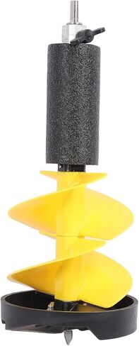 Durable 8 Inch Ice Drill Auger with Float and Sturdy Vane/Wing for Ice Fishing, Ideal for Outdoor Enthusiasts and Fishing Enthusiasts Aluminum Alloy 1 in Saudi Arabia