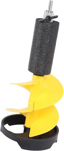 Durable 8 Inch Ice Drill Auger with Float and Sturdy Vane/Wing for Ice Fishing, Ideal for Outdoor Enthusiasts and Fishing Enthusiasts Aluminum Alloy 1 in Saudi Arabia