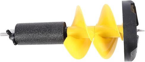 Durable 8 Inch Ice Drill Auger with Float and Sturdy Vane/Wing for Ice Fishing, Ideal for Outdoor Enthusiasts and Fishing Enthusiasts Aluminum Alloy 1 in Saudi Arabia