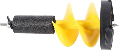 Durable 8 Inch Ice Drill Auger with Float and Sturdy Vane/Wing for Ice Fishing, Ideal for Outdoor Enthusiasts and Fishing Enthusiasts Aluminum Alloy 1 in Saudi Arabia