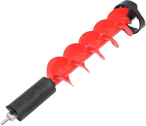 Ice Auger Drill Bit Set with Incisive Cutters and Floating Design for Ice Fishing, 28in Drill Auger for Winter Adventure in Saudi Arabia