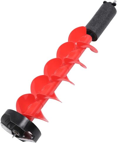 Ice Auger Drill Bit Set with Incisive Cutters and Floating Design for Ice Fishing, 28in Drill Auger for Winter Adventure in Saudi Arabia
