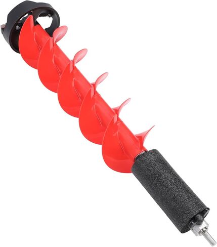 Goshyda 6in Ice Auger Tool Durable Cutter Steel Drill Bit with Adapter for Ice Fishing Auger Kit in Saudi Arabia