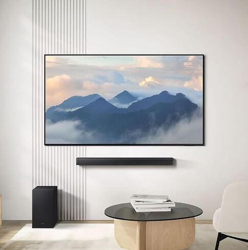مكبر صوت سامسونج HW-B620F 3.1 قناة مع مضخم صوت أسود، Dolby Audio/DTS Virtual:X، HDMI ARC، صوت محيطي لاسلكي متوافق (متجدد) in Saudi Arabia
