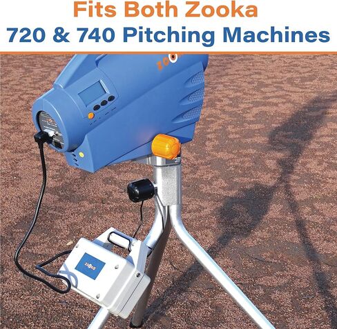 Zooka EB-1 External Battery - External Battery Set 720 740 Baseball Pitching Machines - Doubles Pitches on Baseball Pitching Machine in Saudi Arabia