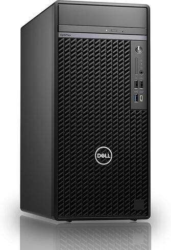 كمبيوتر مكتبي Dell OptiPlex 7080 Tower، Intel i7-10700، ذاكرة وصول عشوائي 16 جيجابايت، 512 جيجابايت SSD، لوحة مفاتيح وماوس، DP، USB WiFi، USB BT، Windows 11 Pro (متجدد) in Kuwait