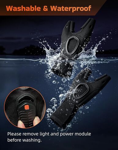 Wizstar Fathers Day Dad Gifts Rechargeable LED Flashlight Gloves Birthday Gift for Men Him Husband Boyfriend Easter Basket Stuffers for Adults Teen Cool Gadgets Tools for Camping Fishing Repairing in Saudi Arabia
