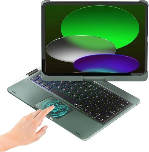 Babg Touchpad لوحة مفاتيح Case for iPad 10th Generation & iPad 11th (A16،2025) ، iPad Air 11 （M3 ، M2/iPad Pro 11 include لوحة المفاتيح و iPad Air 5th/Air 4th Keybor in Saudi Arabia