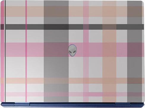 Laptop Skin Compatible with Alienware 16/16X Aurora (2025) - Plaid - Premium 3M Vinyl Protective Wrap Decal Cover - Easy to Apply | Crafted in The USA by MightySkins in Saudi Arabia