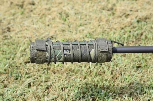 Full Auto High Temp Alpha Suppressor Cover 5 inch Multicam Camo in Saudi Arabia
