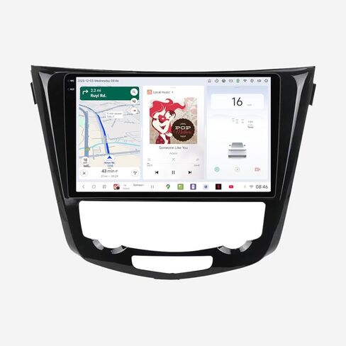 DUDUAUTO DUDU3 Car Radio for Nissan Rogue 2014-2020 Stereo Update 8-Core 4GB+64GB 10" Carplay & Android Auto Head Unit w/DIY Wallpaper Custom Layout Touch Screen for Navigation,Music,Radio in Saudi Arabia