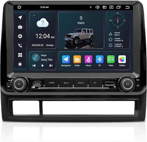 راديو ستيريو للسيارة 9 بوصات Android 14 لسيارة Toyota Tacoma 2005-2013 | شاشة 1280x720P IPS QLED، CarPlay وAndroid Auto، 4G LTE /5G WiFi، DSP/DST، وحدة رأس ثماني النواة 4+64 جيجابايت in Kuwait