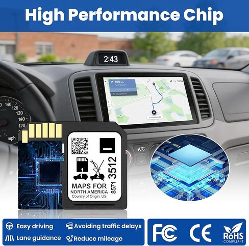 أحدث بطاقة SD للملاحة GM لعام 2026 8571 3512 لـ GMC Terrain Acadia Yukon Sierra، Cadillac CT4 CT6 Escalade، Chevy Silverado، Buick Enclave، بطاقة GMC Navigation SD، خرائط GM لبطاقة SD لأمريكا الشمالية in Kuwait