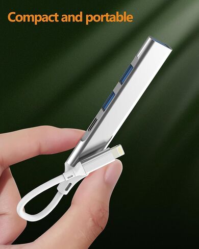 for Apple Lightning to USB 3 Camera Adapter for iPhone 14 13 Pro Max (4in1) Digital Card Reader Cable for Ipad Charger Multiport Female OTG Plug Charging Connector Mouse Connection Lighting Jack Hub in Saudi Arabia