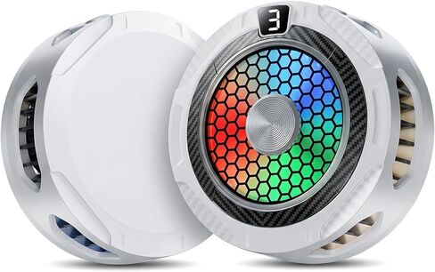 External Cooling Fans for ipad/Surface pro, Compatible for Steam Deck,Universal Radiator with Temperature Display for Mobile Gaming,Tiktok Live Streaming-White in Saudi Arabia