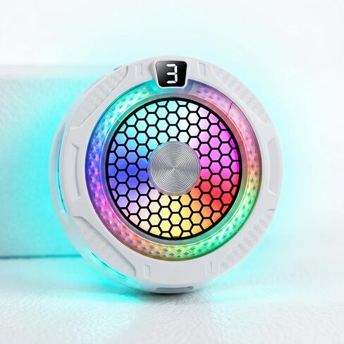 External Cooling Fans for ipad/Surface pro, Compatible for Steam Deck,Universal Radiator with Temperature Display for Mobile Gaming,Tiktok Live Streaming-White in Saudi Arabia