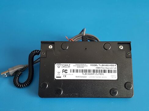 TOPAZ Model T-LBK460-HSB-R USB Electronic SigLite 1x5 Signature Capture Pad (Non-Backlit). Please look at all the pictures, you will receive what you see in the picture. (Renewed) in Saudi Arabia