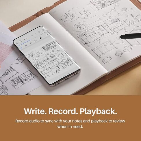 تابلت رسم رقمي 2 في 1 من HUION Note مع قلم خالي من البطارية، لوح كتابة إلكتروني لاسلكي يعمل بالبلوتوث لتدوين الملاحظات والفن الرقمي والاجتماعات، 4 قطع دفاتر ملاحظات مقاس A5 قابلة لإعادة الملء in Saudi Arabia