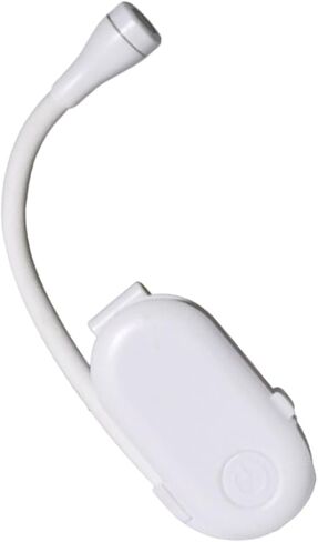 SUPVOX USB Rechargeable LED Clip-on Book Light, Mini Portable Reading Lamp with Dimmable Warm White Light for Students and Bedside Use in Saudi Arabia