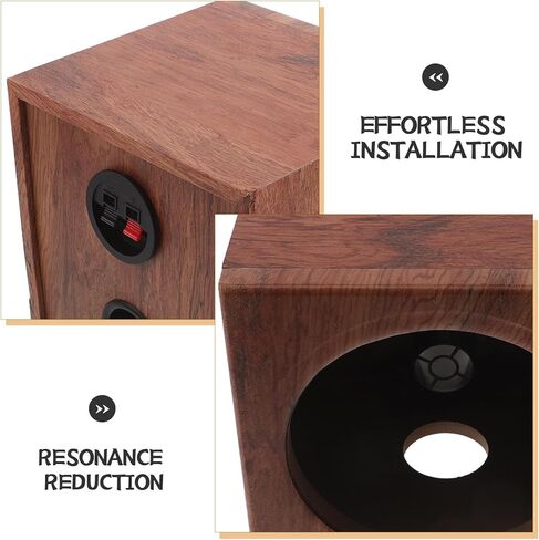 Wood Car Subwoofer Speaker Enclosure - Truck Audio Box 6.5-inch - Wooden Subwoofer Box for Cars Trucks Home Audio Equipment in Saudi Arabia