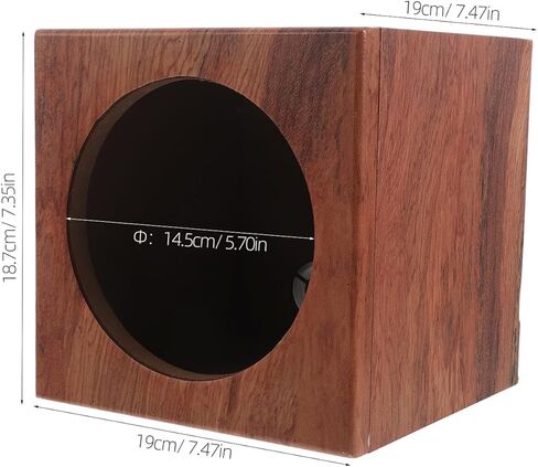 Wood Car Subwoofer Speaker Enclosure - Truck Audio Box 6.5-inch - Wooden Subwoofer Box for Cars Trucks Home Audio Equipment in Saudi Arabia