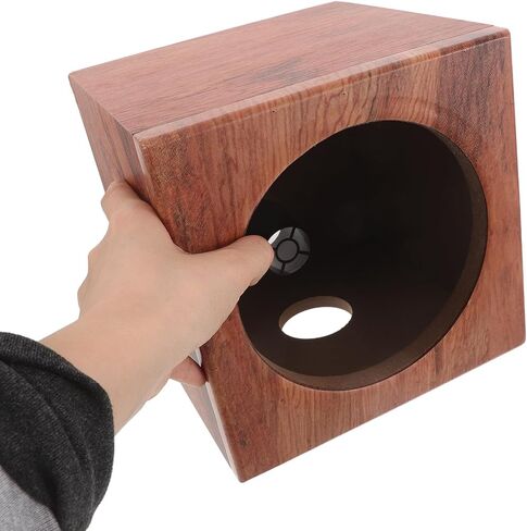 Wood Car Subwoofer Speaker Enclosure - Truck Audio Box 6.5-inch - Wooden Subwoofer Box for Cars Trucks Home Audio Equipment in Saudi Arabia